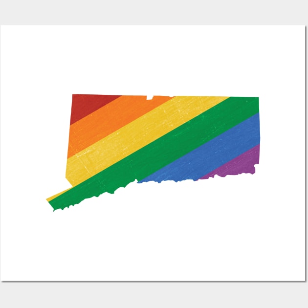 Connecticut Pride Wall Art by juniperandspruce